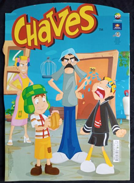 コミック・アニメ chabez ALBUM DE FIGURINHAS CHAVES VAZIO - ACOMPANHA 10 ENVEL