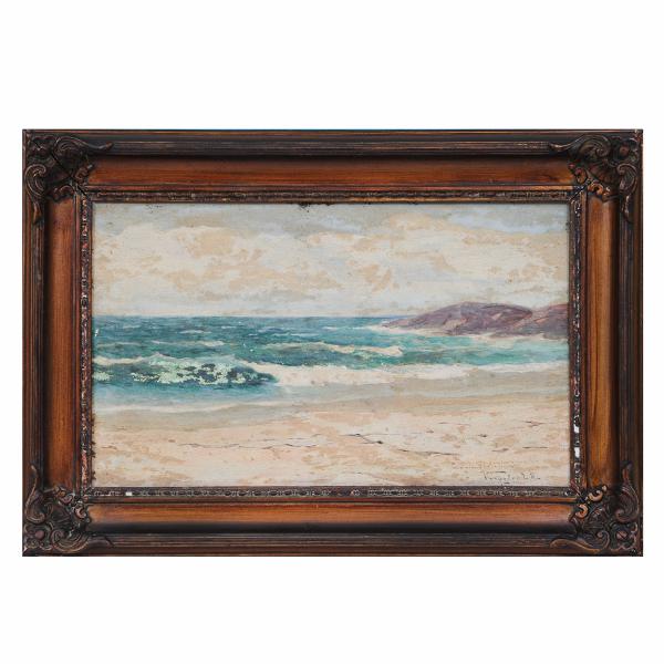 VIRGÍLIO LOPES RODRIGUES (1863 1944) Óleo sobre madeira - Main Image