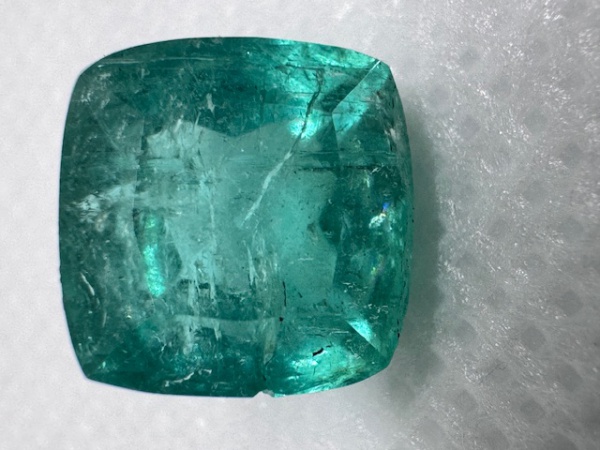 Joias . 5.55 CTS TURMALINA PARAIBA NATURAL 9MMX9MM