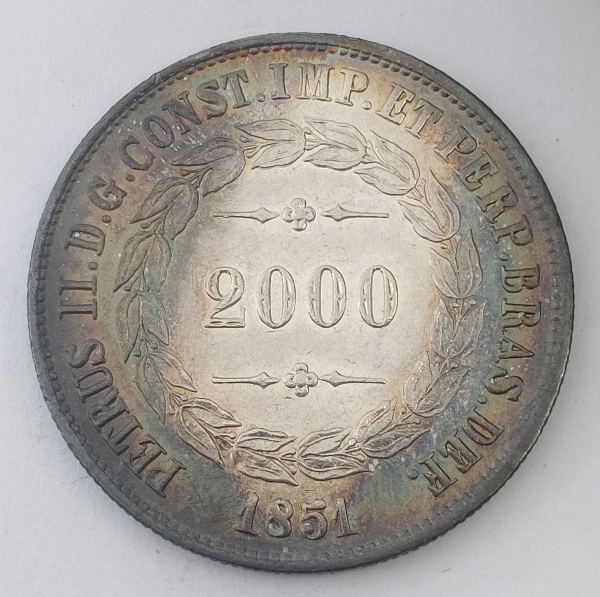 Moeda de prata Brasil, 960 réis, 1815 B
