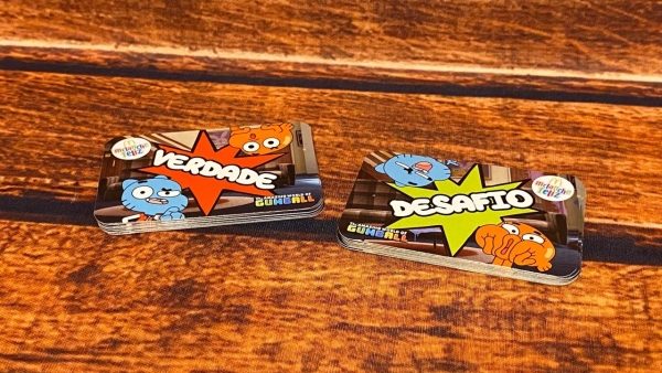 Jogo Verdade ou Desafio, O Incrível Mundo de Gumball, Brinde Mc