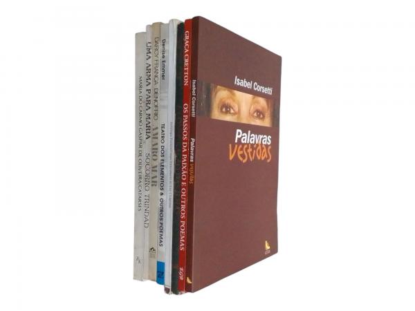 Sete livros de Poesia AUTOGRAFADOS: 1) Isabel Corsetti.
