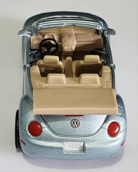 Miniatura Volkswagen New Beetle Conversível PrataRépli