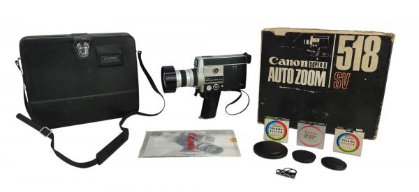 Câmera filmadora Canon auto zoom 518 SV Super 8. No est