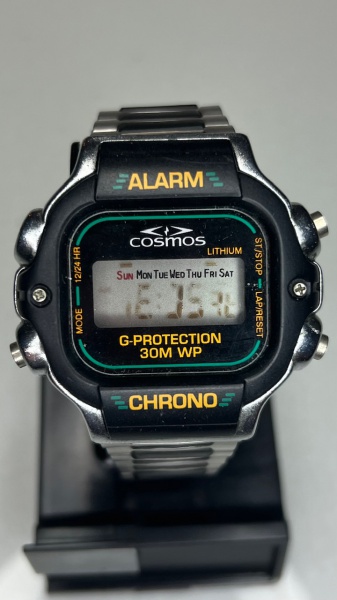 Cosmos - Relógio de pulso Quartz com pulseira original em aço
