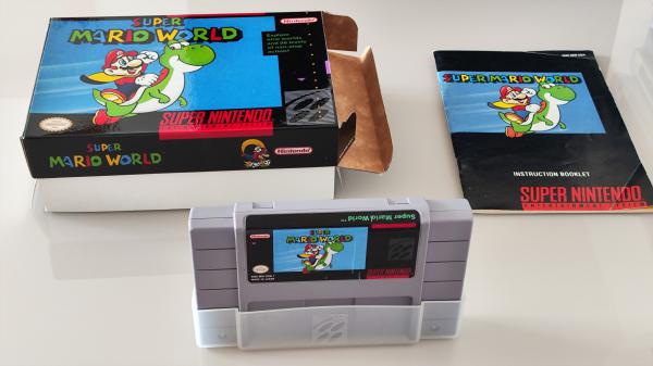 JOGO SUPER NINTENDO - SUPER MARIO WORLD ORIGINAL - CAIXA PARALELA