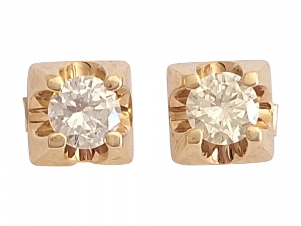 Joias . Brinco H.Stern em Ouro Amarelo 18K com Detalhes de Estr foto 4