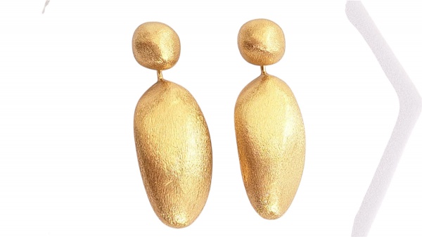 Joias . Brinco H.Stern em Ouro Amarelo 18K com Detalhes de Estr foto 7