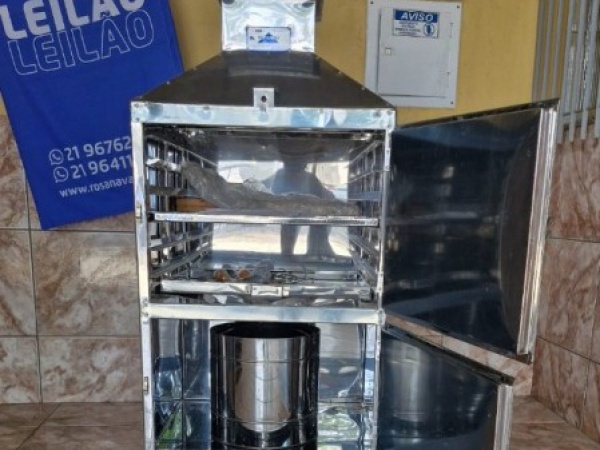 DEFUMADOR COMERCIAL DEFUMAX 120 LITROS. Solicite o edital e leia atentamente. Este lote se encontra