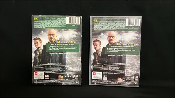 DVD ORIGINAL QUATRUPLO BREAKING BAD TERCEIRA TEMPORADA
