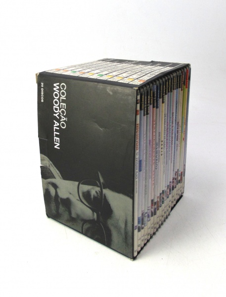 Box Dvd Coleção Woody Allen. Acompanha 20 discos. Em bo