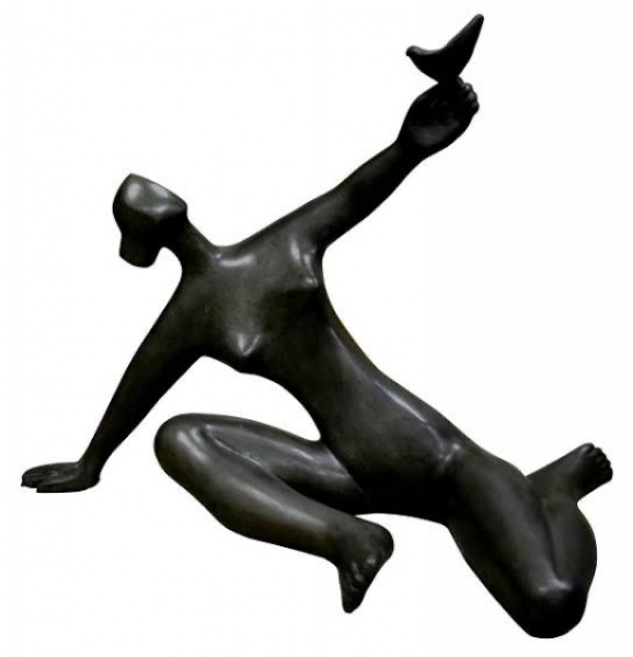 Joias . Sonia Ebling - Deolinda - Escultura em bronze.
