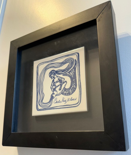 Joias . Carlos Paez Vilaro - Artista plástico uruguaio - Azulejo - 10x10