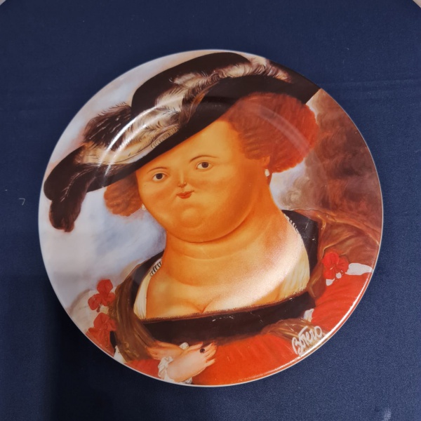 Joias . FERNANDO BOTERO (MUSEU DE ANTIOQUIA, COLÔMBIA, EDIÇÃO LIMITADA) - FORMOSO PRATO ...