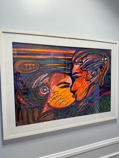 Joias . Rubens Gerchman - Beijo - Gravura - Medidas 65 x 95 - tiragem 11/100 - assinado ...