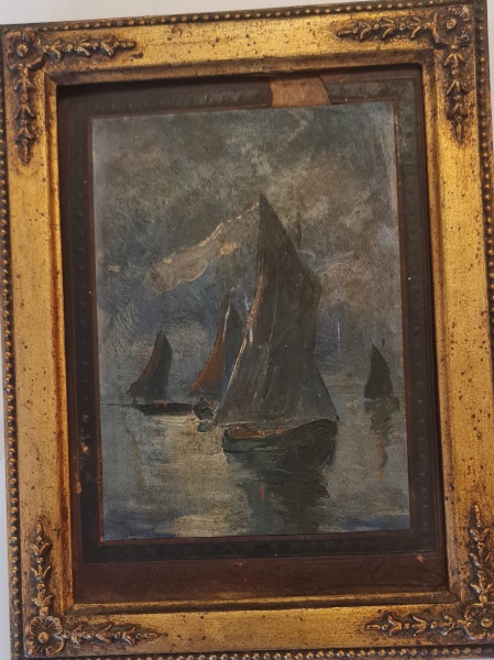 Joias . João Vieira ( pintor português ) com etiqueta da galeria velha Europa - OSC - ...