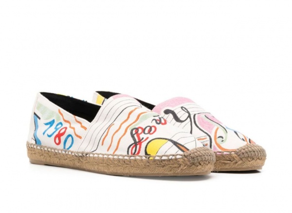 Joias . Autêntica Saint Laurent Perseo Canvas Espadrilles - SEM USO NA CAIXA, TAMANHO ...