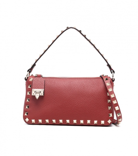 Bolsas . Autêntica Bolsa Valentino Garavani SMALL ROCKSTUD VERMELHA NOVA, com etiqueta e ...