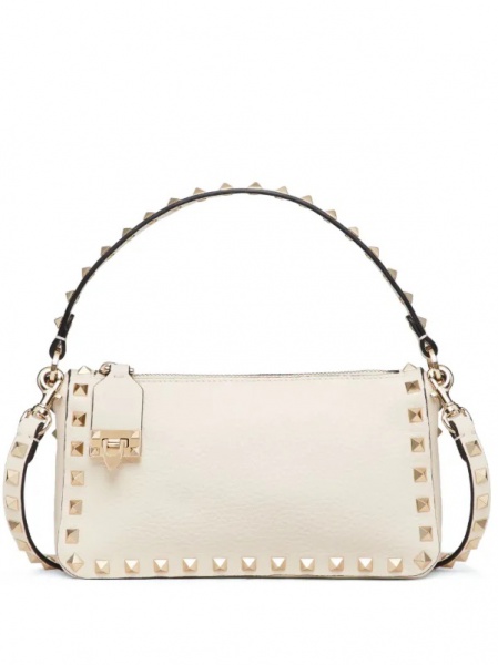 Bolsas . Autêntica Bolsa Valentino Garavani SMALL ROCKSTUD OFF WHITE NOVA, com etiqueta ...