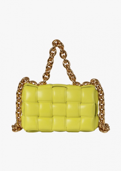 Bolsas . Autêntica Bolsa Bottega Veneta Chain Padded NOVA, sem uso com dust bag.