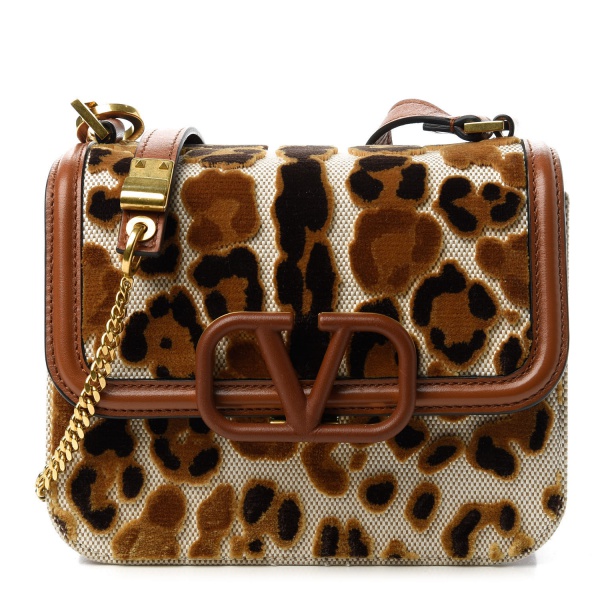 Bolsas . Autêntica Bolsa Valentino animal print small, nova, sem uso com dust bag e ...