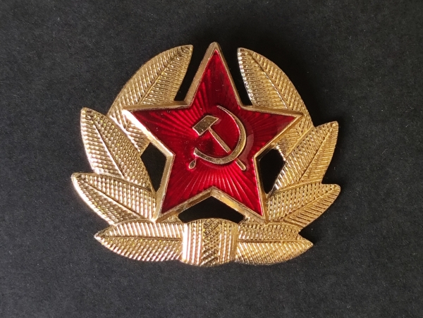 Insignea da Antiga União Soviética com o prendedor em bom estado.