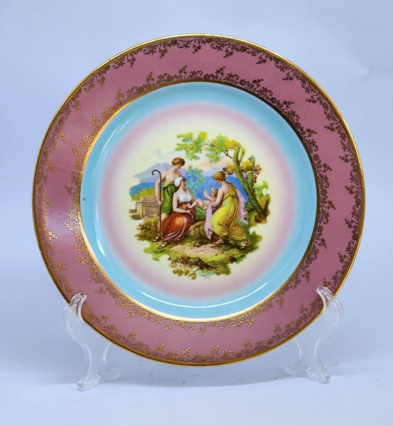 LIMOGES - FRANCE - Antiga xícara para café francesa em porcelana