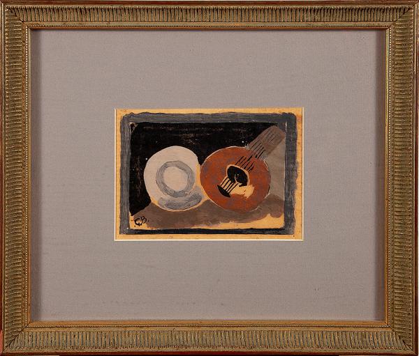 Georges Braque (1882-1963). Litografia original para o