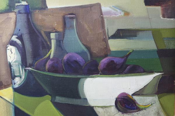 Quadro óleo sobre tela assinada Bernardelli e datada de 1979