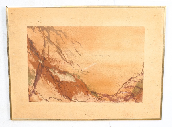 Óleo sobre tela assinado no canto inferior direito por artista