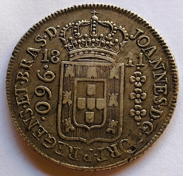 Moeda 960 Réis 1811 R (Prata)