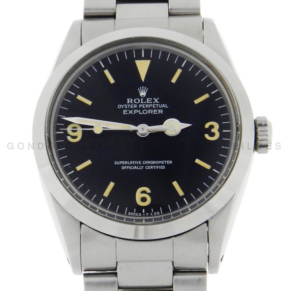 Relógio Rolex Explorer I 1016 - Dial MK5 - Vintage - Ref. 1016 - Caixa em Aço - Pulseira em Aço Oyster blindada 78360 - Mostrador: Original sem restauros Mk5 (Quinta e ultima geração dos mostradores de Explorer 1016) - Tamanho da caixa: 36 mm - Funções: Horas - Minutos - Segundos - - Movimento: Automático Cal. 1570 - Visor: Acrílico - Relógio fabricado em 1988 e vendido em 1988 - Acompanha: - Certificado - Certificado The Watch Register - Observações: Para pulso de aproximadamente 19.0cm