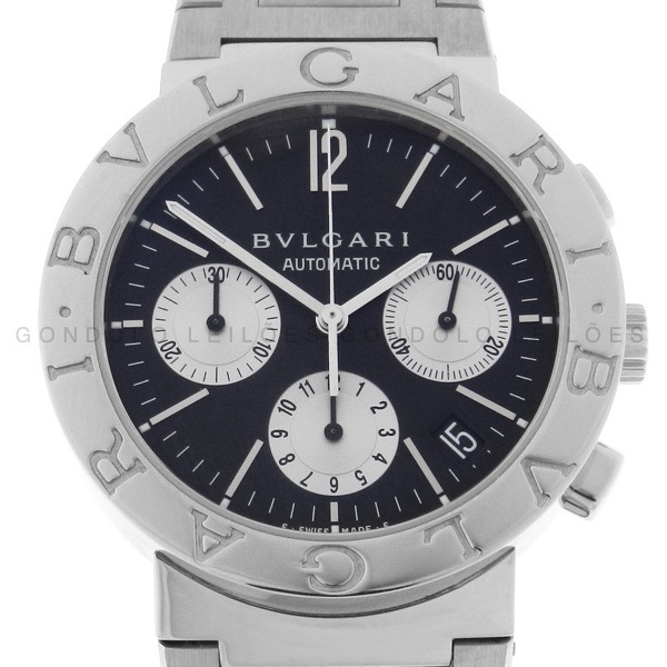 Relógio Bulgari Bvlgari BB 38 Chronograph - Ref. BB38SSCH - Caixa em Aço - Pulseira em Aço - Tamanho da caixa: 38 mm - Funções: Horas - Minutos - Segundos - Calendário - Cronógrafo - - Movimento: Automático - Visor: Cristal de Safira - Acompanha: - Certificado - Estojo - Certificado The Watch Register - Observações: Para pulso de aproximadamente 18cm