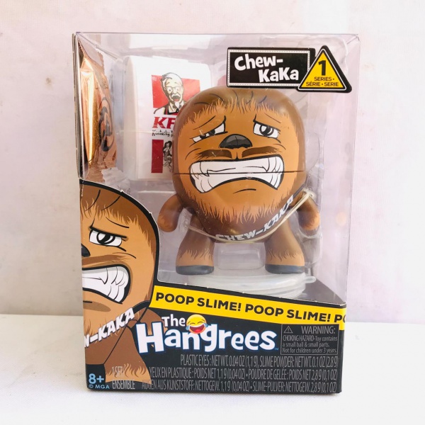 Coleção THE HANGREES Series 1, POOP SLIME, Boneco Paródia CHEW