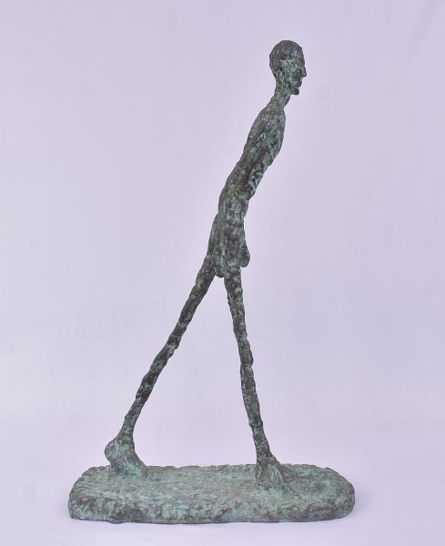 ALBERTO GIACOMETTI - Caminhante. Belíssima escultura co