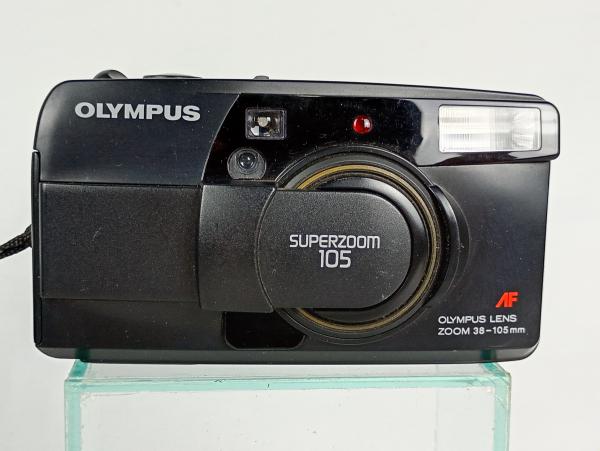 OLYMPUS - Antiga câmera superzoom 105 Quartz Date. Acom