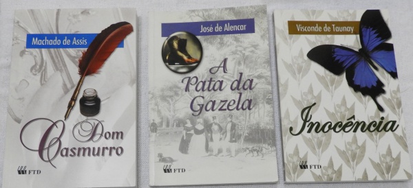 Três romances de grandes escritores brasileiros: 