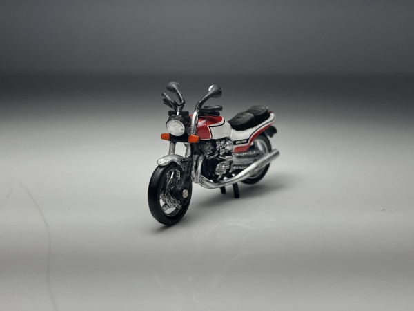 Honda CBX 400F Branca / Vermelha Escala 1/43 Miniatura