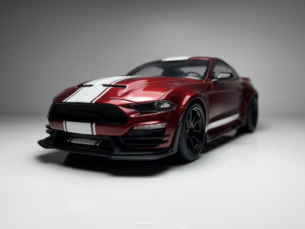 1971 Ford Mustang Mach 1 Vermelho - AutoArt Escala 1/18