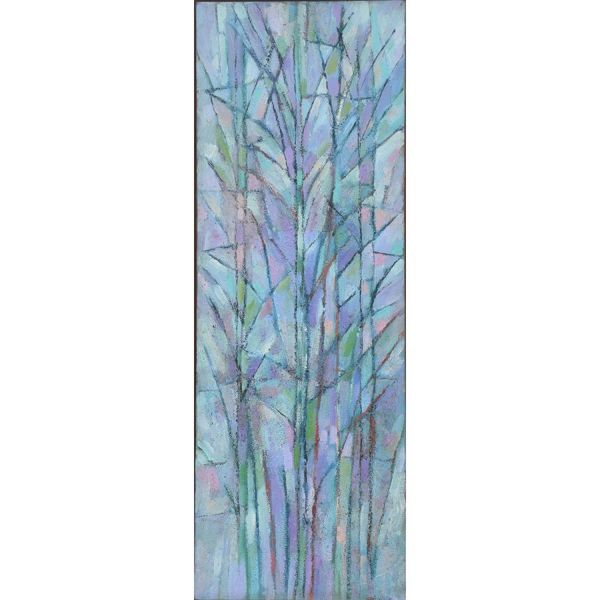 Gonçalo Ivo (1958) `Floresta`, o.s.t. – 68 x 24 cm MI e 71 x 27 cm ME. Assinado e datado 1992