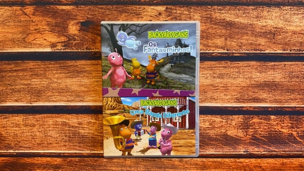 DVD duplo, Backyardigans, Os fantasminhas e Uma Banda Diferente