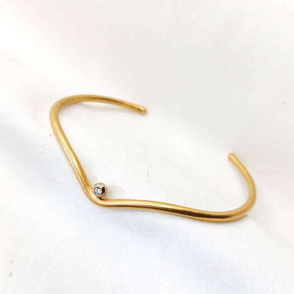 Bracelete Gaivota Antônio Bernardo em ouro amarelo 18k