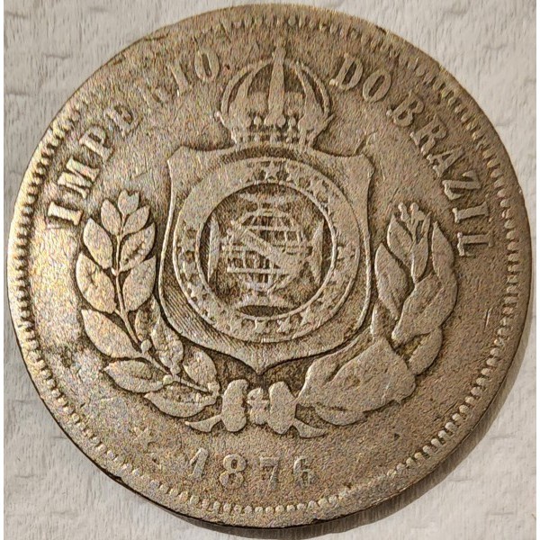 200 REIS.  1876.  IMPERIO.  MBC.