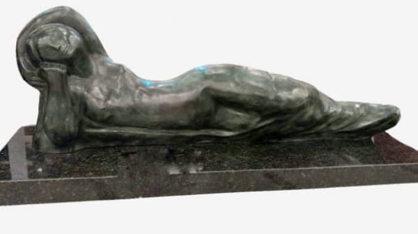 ALFREDO CESCHIATTI - "Guanabara" Escultura contemporânea de grande porte, em bronze patinado