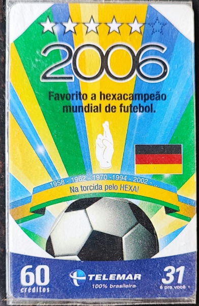 CARTÃO TELEFONICO RARO - COPA 2006 - MG - T 13.675