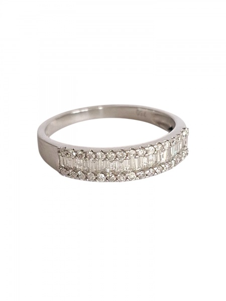 Joias . Conjunto gotas confeccionados em ouro branco 18K e crav foto 6