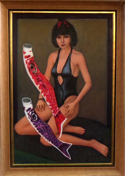 João Câmara - 1944 - Quadro óleo sobre eucatex, 60x90cm, com moldura, ano 2022 - 32062