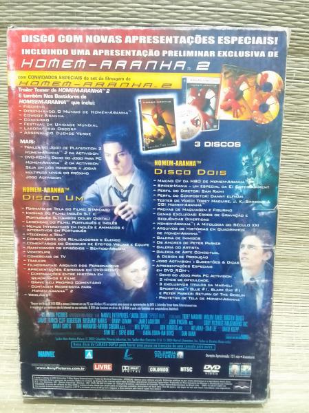 BOX 3 DVDs Homem-Aranha