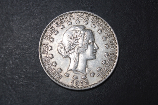 moeda de prata do Brasil, 2 mil reis de 1913 estrela solta