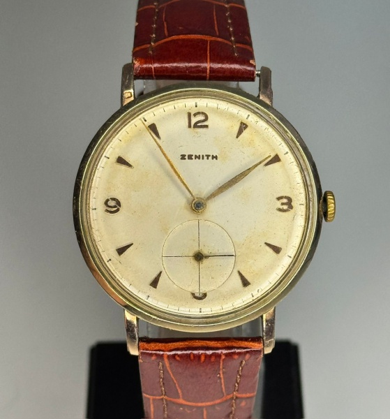 Zenith - Raro relógio Zenith Jumbo movimento automático rico em